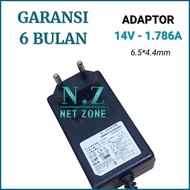 Charger Adapter LED LCD Monitor SAMSUNG BX1931N S19F350 - 14V 1.786A DC 6.5*4.4mm -NZONE