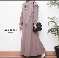 Ahha dress jumbo terbaru