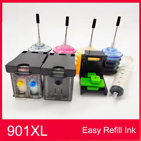 einkshop 901 Ink Cartridges for HP 901 901XL 901 XL For HP OfficeJet J4680 J4580 4500 J4500 J4500 Se
