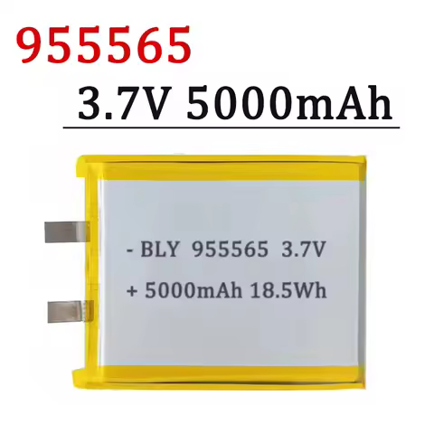 955565 3.7V 5000mAh Polymer Lithium Battery Lithium Ion Battery For Power Bank GPS 100% Real Capacit