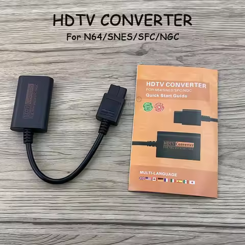 New N64 To HDMI-compatible Converter HDTV Converter Game Console Adapter For Nintend 64 Gamecube SNE