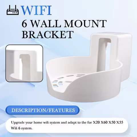 HIHI Wall Mount for Deco X20 X60 X50 X55 WiFi 6 Wall Mount Bracket with Cable Organizer Home Mesh Wi