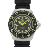 TAG Heuer 豪雅一級方程式 376.508 不鏽鋼錶殼橡膠錶帶黑色錶盤石英錶 1046 [二手] TAG HEUER