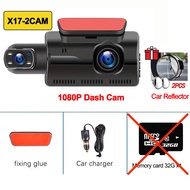 FGTRE 3เลนส์ DashCam สำหรับรถยนต์ GPS เครื่องบันทึกวีดีโอ4K กล้องมองด้านหน้าและด้านหลังสำหรับยานพาหน