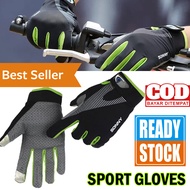 Sonny Sarung Tangan Sepeda Anti Slip Sport Gloves Size L Full Finger Anti Slip Road Bike Biker Penge