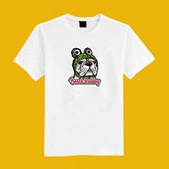 法鬥 青蛙 狗 插畫 白 短T 衣服 T恤 情侶裝 童裝 母子裝 女裝