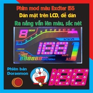 Fiml màu dán trong đồng hồ Exciter 155 VVA không cần tháo màn hình