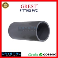 GREST 1" inch PVC Socket / Socket Socket Pipe Connection Socket