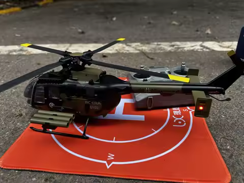 RC ERA C180 BO-105 Brushless RC Helicopter - Optical Flow Lidar One-Key Inverted Flight Simulated Mo