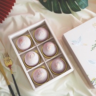 [August Signature] Orh Nee Yam Teochew Mooncake with Single Yolk 6 Pcs - Lite Collection