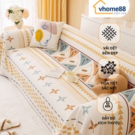 Sofa cover for decoration and dust protection, luxurious design for living room VHOME88