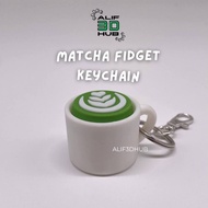 Matcha Fidget Clicker Keychain