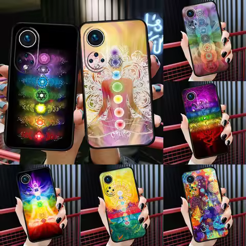 Mandala Chakra Yoga Case For Honor 200 Pro X9c X9b X9a X8a X8b X7a X6a X8 X9 50 70 90 Magic 5 6 7 Li