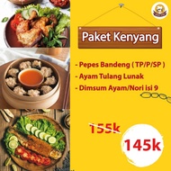 paket kenyang pepes bandeng ayam tulang lunak dimsum ayam nori