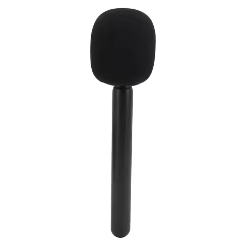 Wireless Mic Handheld Adapter with Windshield Foam Lightweight Interview Microphone Handle for Rode 