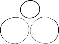 ECSiNG 1 Set Drive Belt Kit Compatible with Pioneer CT-777 CT-A7 and CT-A7X 137 x 1.7 mm and 196 x 3