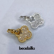 [1pcs] GF355 Van-cleef 18k Gold Filled Bracelet connector Locking Hook