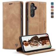 For Samsung A17 A27 A16 A15 A14 A13 A12 A10S A07 A06 A05S A02S Retro Skin Feel PU Leather Phone Case