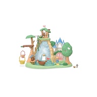 Sylvanian Families Family Trip House [Japan Toy Award 2023 Character Toy Category Excellence Prize] Sylvanian Families Family Trip House [Big Waterfall in Secret Forest] Cor 75 ST mark certification 3 years old and up Toys Dollhouse Sylvanian Families EPO