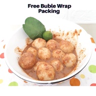 Bandung food / Cilok Bandung / Cilok Bumbu Kacang / Spicy peanut sauce cilok / kaffir lime cilok