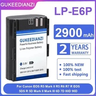 LP-E6P Camera Battery Durable For Canon Eos R5 Mark II R6 R7 R 5DS 5D Iii 6D 7D 80D 90D 2900Mah