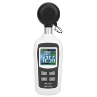 Light Meter Digital Illuminance Meter Handheld Ambient Temperature Measurer with Range up to 200,000