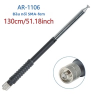 SMA-Nữ/Nam VHF Ăng Ten Kính Thiên Văn 130Cm Độ Lợi Cao Cho Bộ Đàm Baofeng UV-5R UV-21 PRO Quansheng