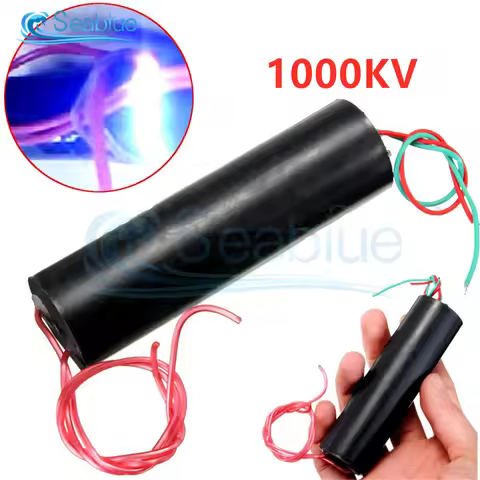 1000000V DC 3.7V-7.4V to 1000KV Boost Step up High-voltage Generator Ignition Coil Pulse Power Modul