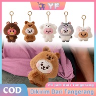 GANTUNGAN BT21plush Keyring Tata Cooky Chimmy Koya Mang Rj Van Jungkook Bag Hanging Decoration