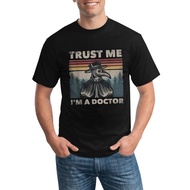 Trust Me I'M A Doctor Plague Doctor Face Mask All Cotton Breathable Fashion Custom Round Neck Shirt
