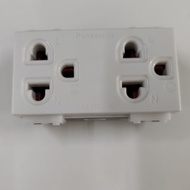 Panasonic National Duplex Universal Outlet With Ground WEG15929 Wide Series