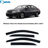 4pcs Side Window Deflectors For Honda Accord Sedan 9th Gen 2013 2014 2015 2016 2017 Car Window Visor