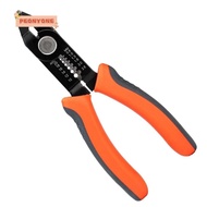 PEONYTWO Crimping Tool, Orange High Carbon Steel Wire Stripper, Universal Cable Tools Electricians