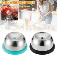 304 Stainless Steel Egg Needle Punch Plastic Base Manual Puncher Boiled Egg Puncher Egg P8k0