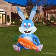 Mi 1.2 Easter Rabbit Led Light Venue Inflatable Cartoon Easter Holiday Decoration Inflatable Model O