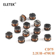 10Pcs CD75 SMD Power Inductor 3.3uH 2.2uH 4.7uH 6.8uH 10uH 22uH 33uH 47uH 100uH 220uH 330uH 470uH 10