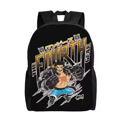 Luffy Gear 4 - One Piece Backpack for Men Women Cool High School Business Daypack Laptop Canvas Bags