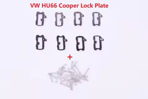 24pcs/lot Car Lock Reed HU66 Plate For AUDI VW Volkswagen Plate NO 1.2.3.4,11.12.13.14 Each 2PCS For