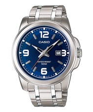 CASIO MTP-1314D-2A ENTICER Series ANALOG QUARTZ DRESS VINTAGE Collection Stainless Steel Band Water Resistance GENT / MEN’S WATCH