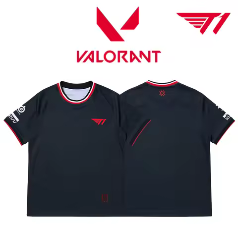 Valorant T1 Club 2025 Jersey Master Bangkok VCT Esports Uniform Oversized T-shirt For Men And Women