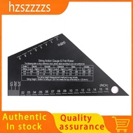 【hzszzzzs】Fret Leveling Tool Guitar Neck Fingerboard Measuring Ruler Stainless Steel Fret Rocker