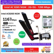 - High Speed Wifi Card PCIe x1 Dual Triple Band AX210 AC9260 AC7265 AC8265 Bluetooth PC Desktop Gami