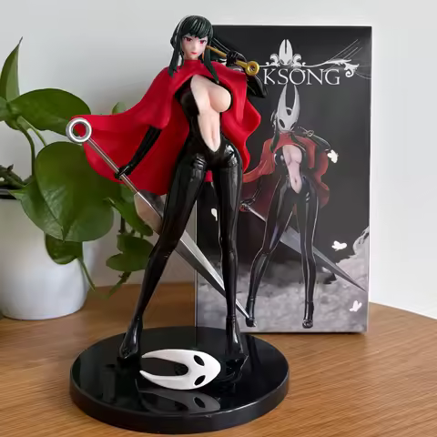 23cm hollow knight wasp female lead design replaceable mask figurine desktop ornament