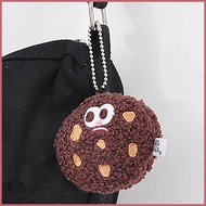 Chocolate Chip Cookie Plush Pendant Chocolate Chip Cookie Plush Toy Stuffed Backpack Pendant Chocola
