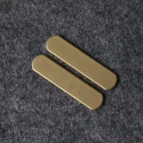Red Copper Brass Folding Knife Handle Patches Scales for 65mm Wenger Swiss Army Knives DIY Making Ac