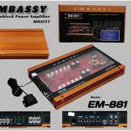 Embassy 881 power monoblock Embassy Transparent power monoblock