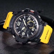 (Hot Sales) 100% Original Japan Made G-shock GG 1000 Mudmaster Yellow Twin Sensor sports watch full 