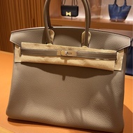 Hermes birkin 35 大象灰銀扣 全新 2025 刻印