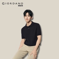 [Online Exclusive - Korea Collection] Giordano Men Jersey Neck Sweater Polo Shirt