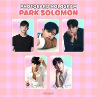 (GET 5 PCs) SOLOMON PARK/ LOMON/ HOLOGRAM METALIC PHOTOCARD/ KOREAN DRAMA ACTOR/ KOREAN ACTOR PHOTOC